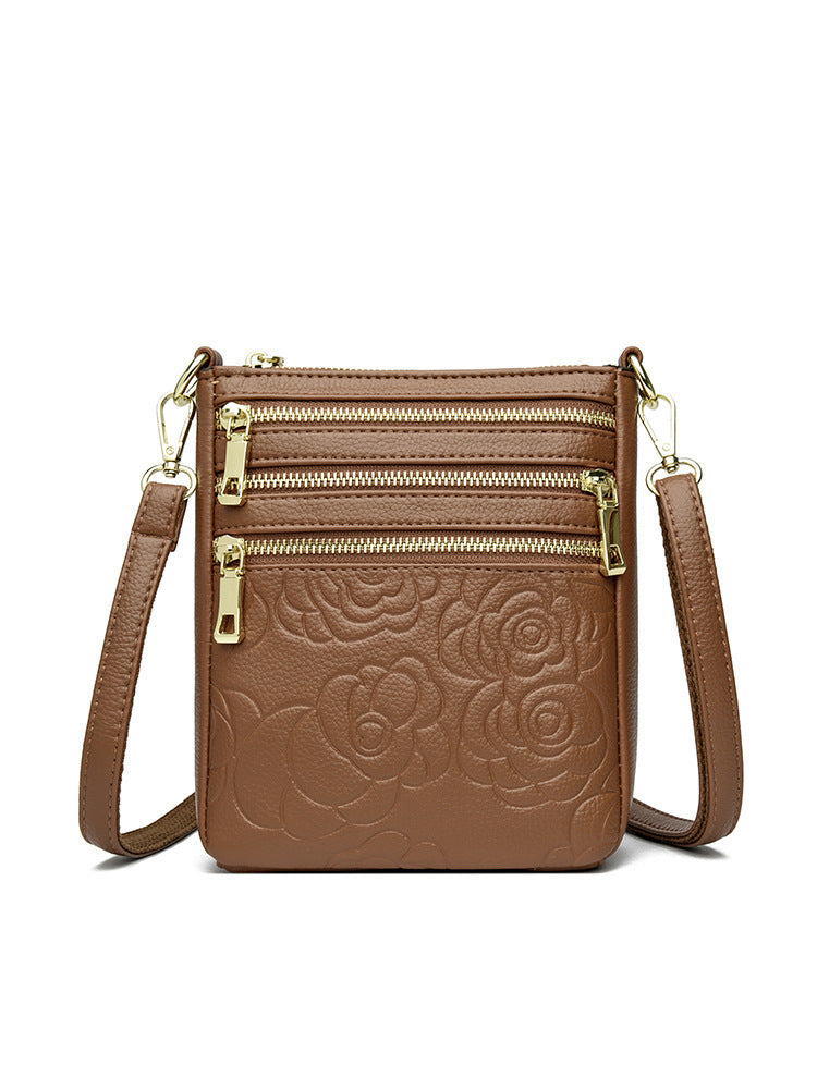 Five-layer Mobile Phone Bag Fashion All-match Shoulder Crossbody