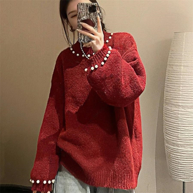 High-grade Loose Versatile Knitted Top