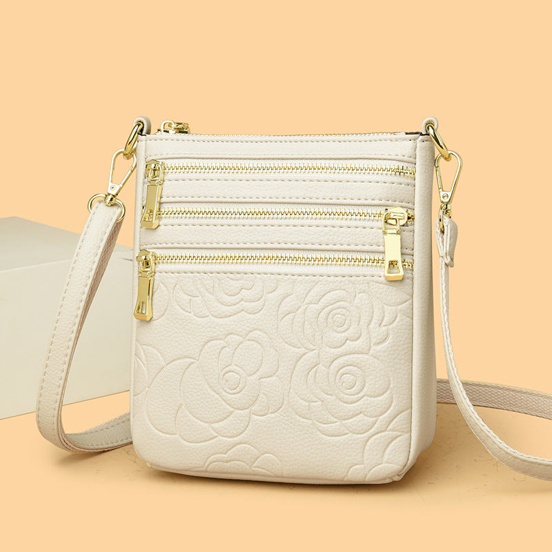 Five-layer Mobile Phone Bag Fashion All-match Shoulder Crossbody