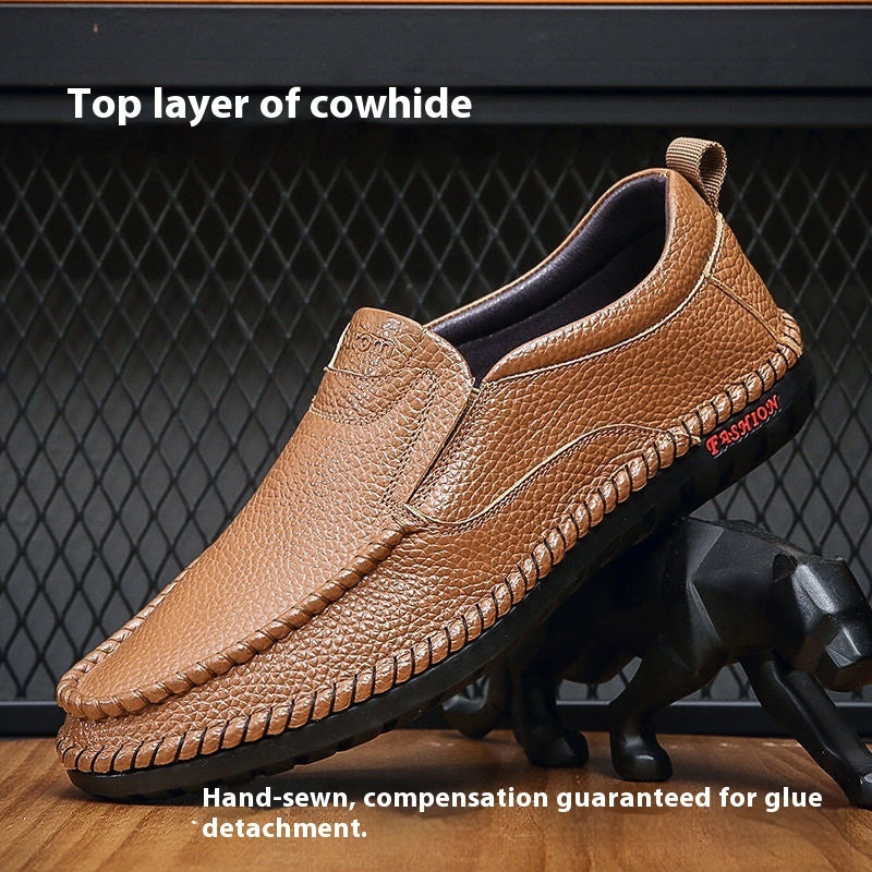 Men's Slip-on New Casual Leather Shoes