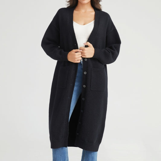 Loose Casual Lazy Mid-length Sweater Women