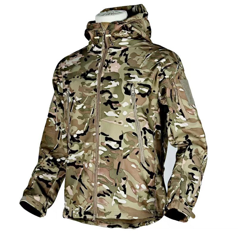 Outdoor Windproof Clothing Soft Shell Jacket