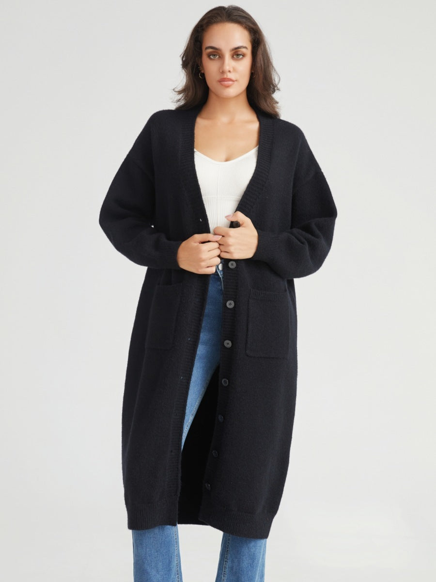 Loose Casual Lazy Mid-length Sweater Women