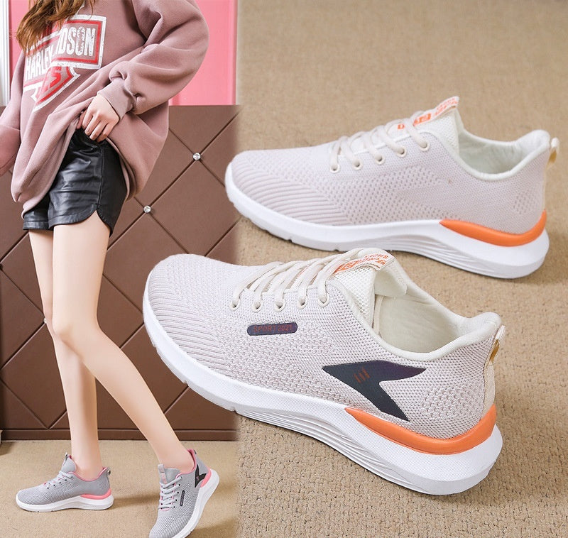 Low-top All-match Soft Bottom Lightweight Casual Running Shoes For Women