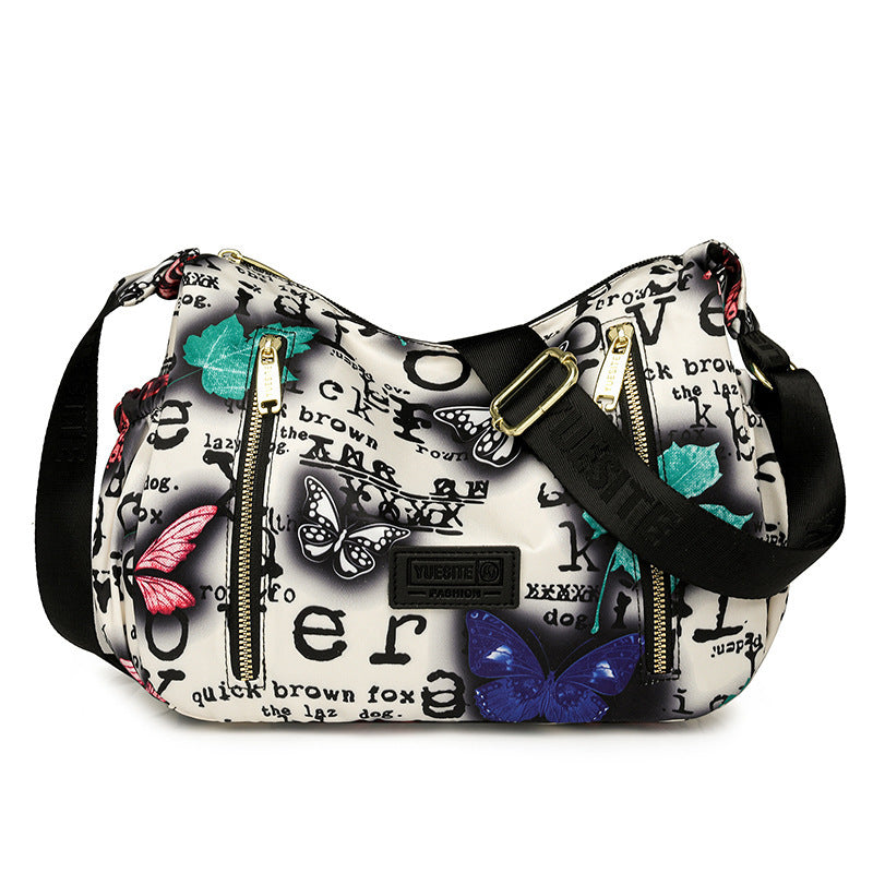 Graffiti Casual Versatile High Quality Crossbody Bag European And American Style Simple