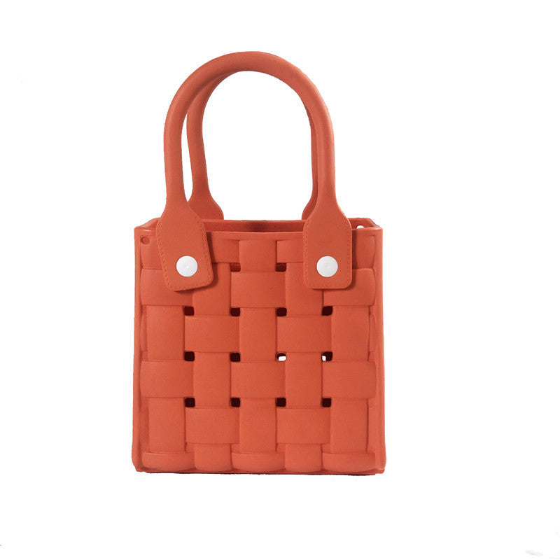 Light Luxury Minority High-grade Shoulder Woven Beach Portable Messenger Bag