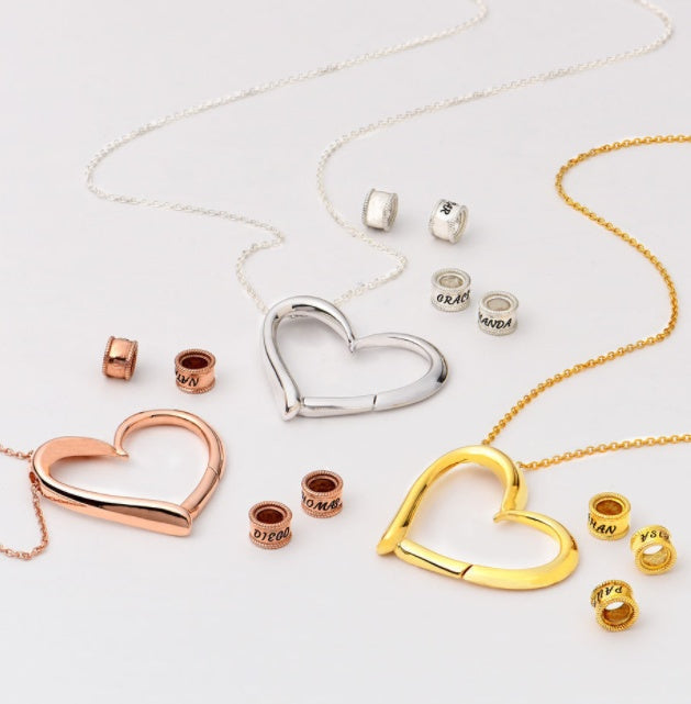 Personalized Heart Necklaces Women Jewelry Custom Name Necklaces & Pendants Mothers Day Gift