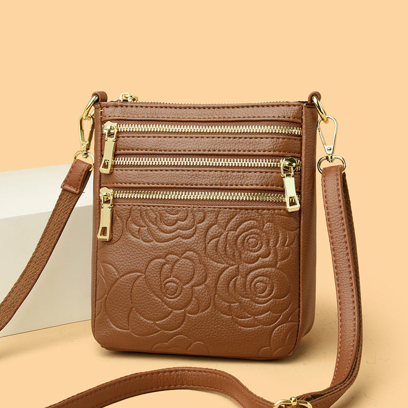 Five-layer Mobile Phone Bag Fashion All-match Shoulder Crossbody