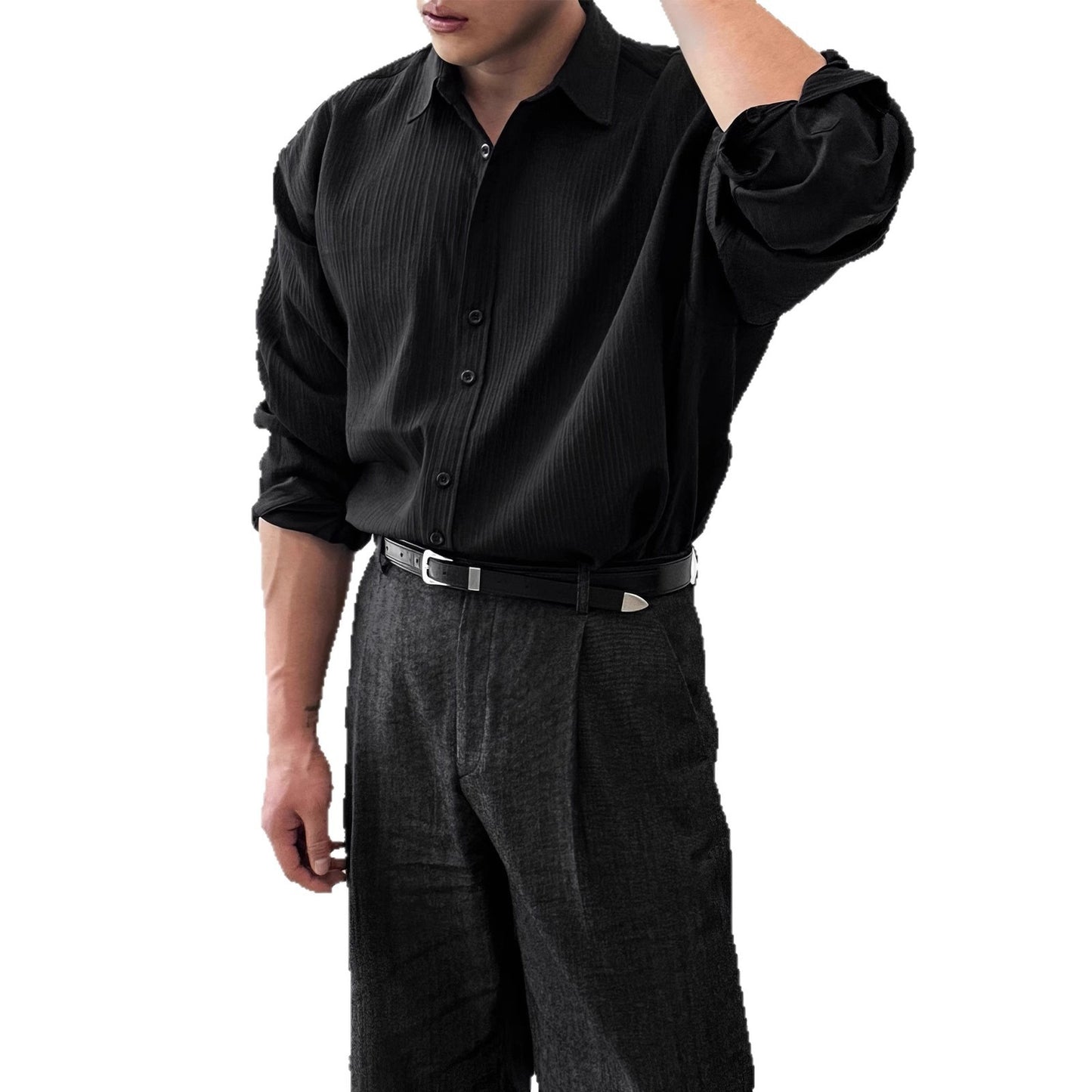 Loose Men's Popular Trendy Artistic Shirt