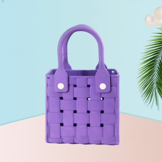 Light Luxury Minority High-grade Shoulder Woven Beach Portable Messenger Bag