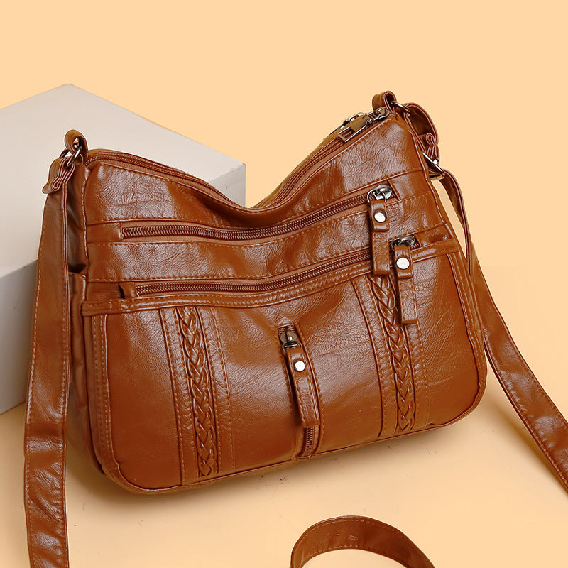 Leather Shoulder Messenger Bag Fashion All-match