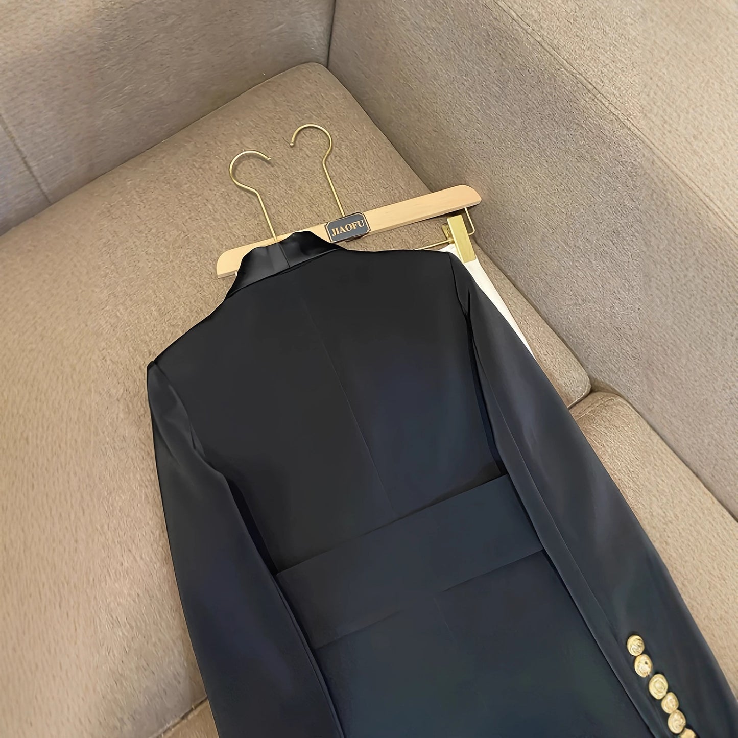 Double Breasted Elegant Slim Fit Elegant Versatile Lace-up Women's Coat