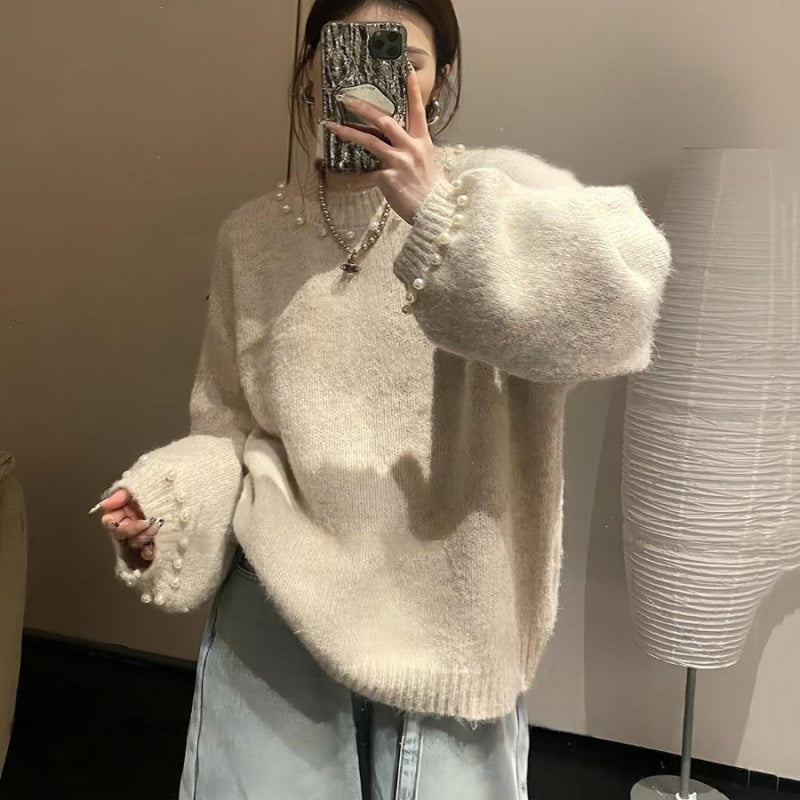 High-grade Loose Versatile Knitted Top