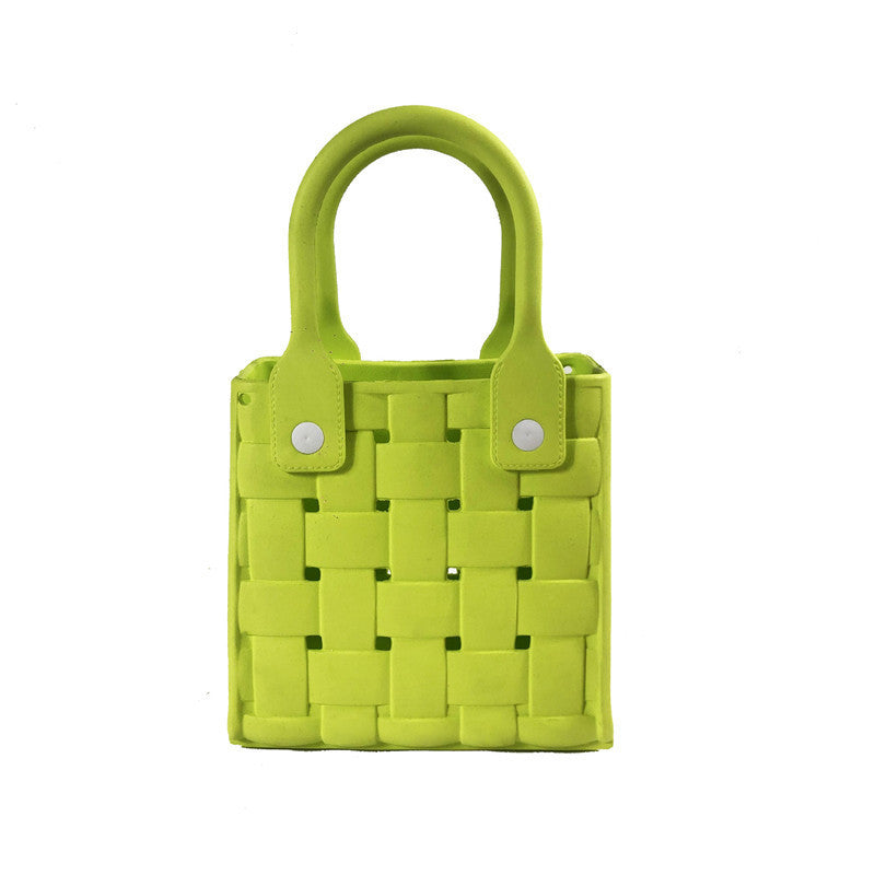 Light Luxury Minority High-grade Shoulder Woven Beach Portable Messenger Bag