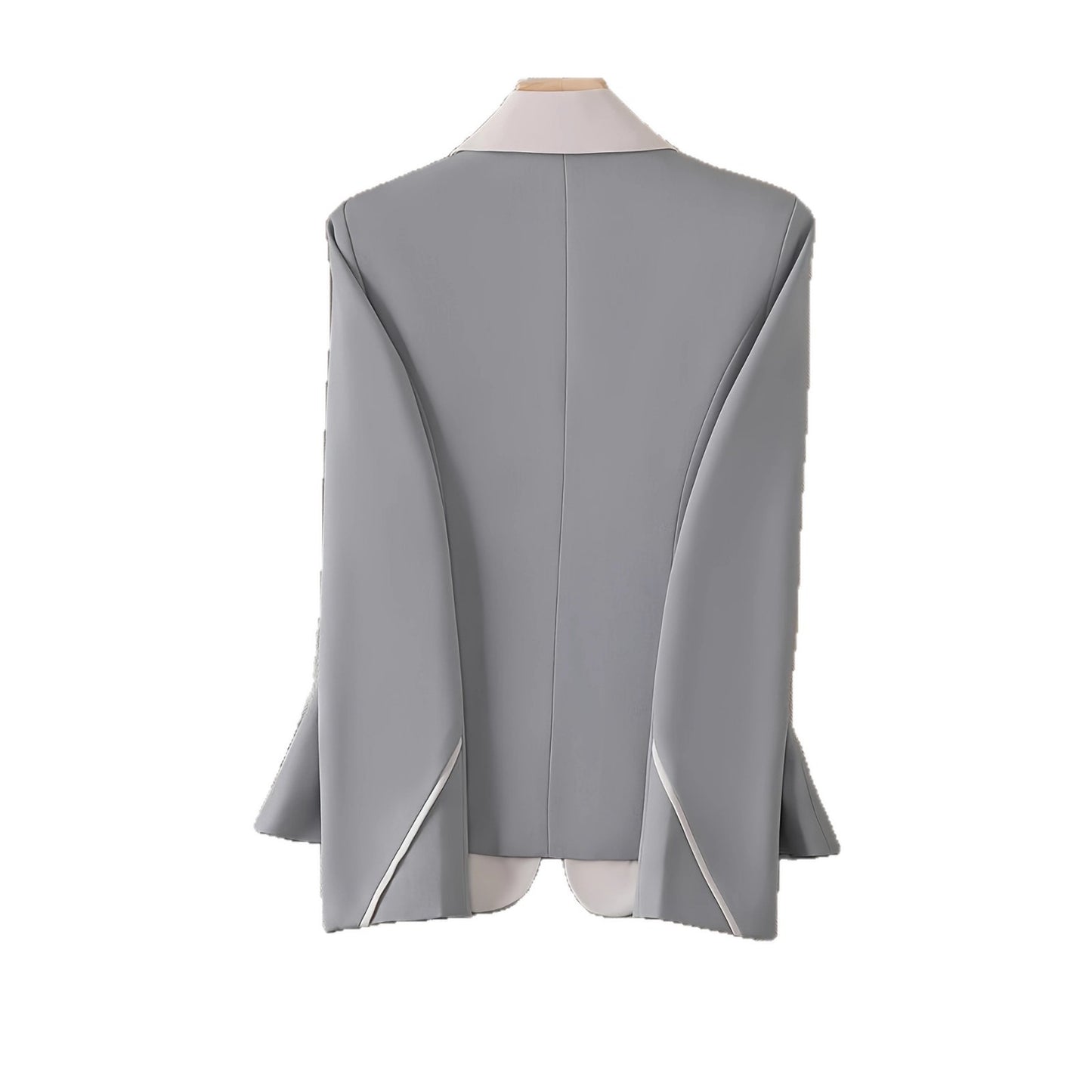 Elegant Fashion High-end Contrast Color Temperament Coat