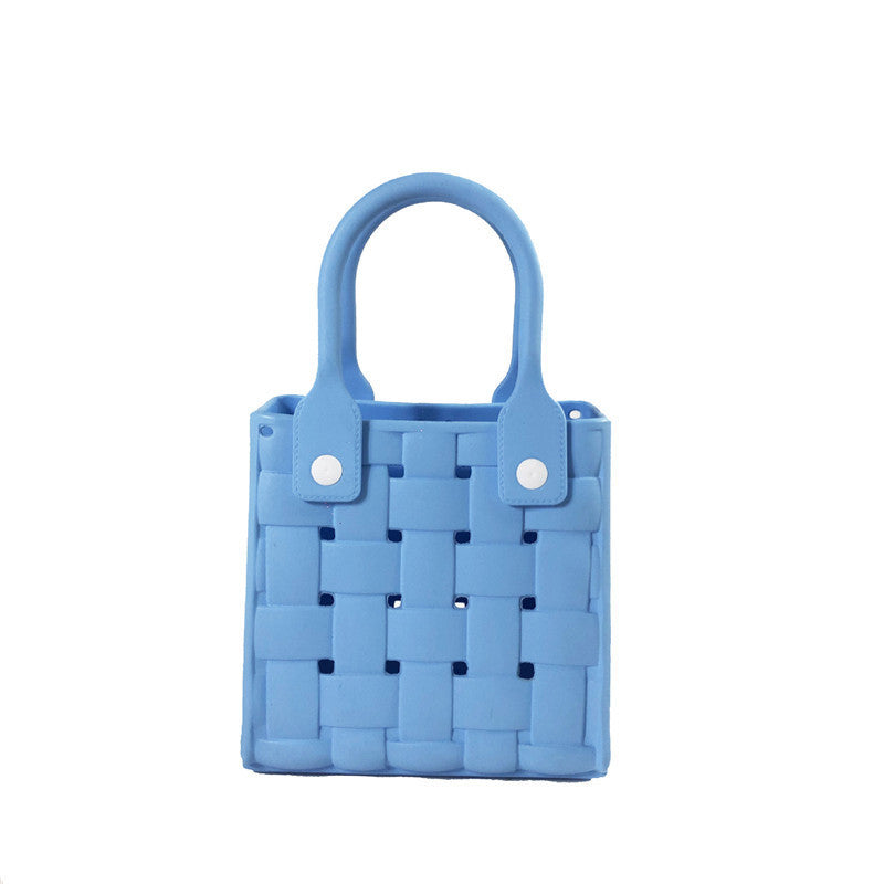 Light Luxury Minority High-grade Shoulder Woven Beach Portable Messenger Bag